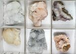 Mixed Indian Mineral & Crystal Flat - Pieces #95609-1